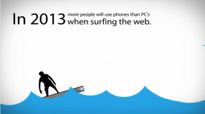 Very soon, more people will use phones than PCs to surf web