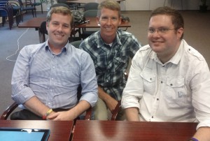 Me with Jon and Thad, who serve with the Technology Team in Western Europe