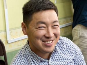 Joyful Mongolian staff member you helped train